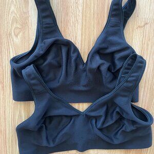 Hanes Women's Wireless Bra with Cooling, Seamless Smooth Comfort Wirefree T-Shir